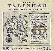 Talisker label