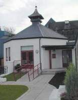 The aberlour visitor center entrance