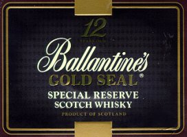 Ballantine's Gold Seal - Top of the Whisky box