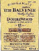 Balvenie DoubleWood label.