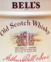 Bells extra Special Bells label / Print on the decanter that looks like a Bell