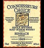 Benriach 1969 vintage - connoisseurs choice from Gordon MacPhail