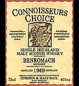 Benromach vintage 1969 connoisseurs Choice - Gordon MacPhail