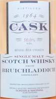 Bruichladdich vintage 1964 cask strength single malt scotch whisky
