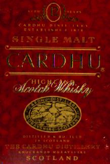 Cardhu Scotch whisky