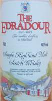 Edradour 10 years old the label