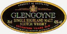 Glengoyne 17 Years old. The Whisky label.
