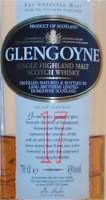 Glengoyne single highland malt scotch whisky 17 years old - Label