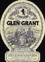 Glen Grant 5 years old - The label