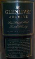 The Glenlivet Archive Pure single malt scotch whisky