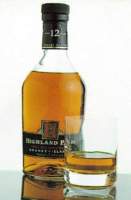 Highland Park 12 years old scotch whisky from the island of orkney scotland