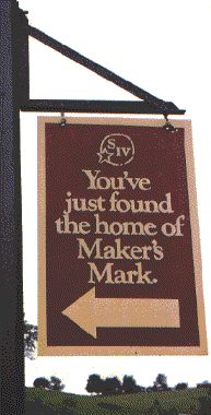 Maker's Mark sign