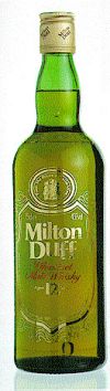 Miltonduff 12 years old scotch whisky (The old Green bottle)