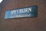 Speyburn Distillery sign