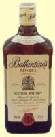 Ballantines finest the bottle.