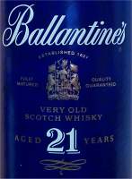 Ballantine's 21 years old front of the box / pipe